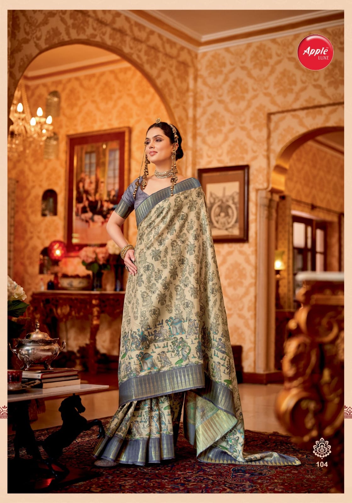 Morpankh By Apple Manipuri Temple Patta Designer Sarees Wholesale Price In Surat